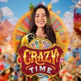 Crazy Time by Evolution, showcased at casinoprestige.pl – game logo
