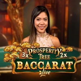 Prosperity Tree Baccarat logo – Live Casino by Evolution at Casino Prestige